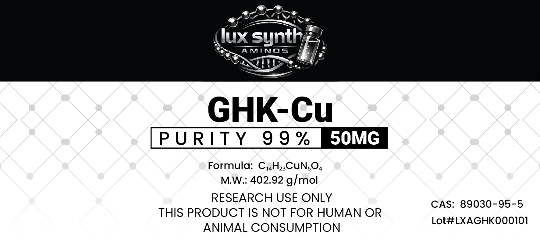 GHK-CU 50MG Lux synth aminos GHK-CU 50MG Lux synth aminos