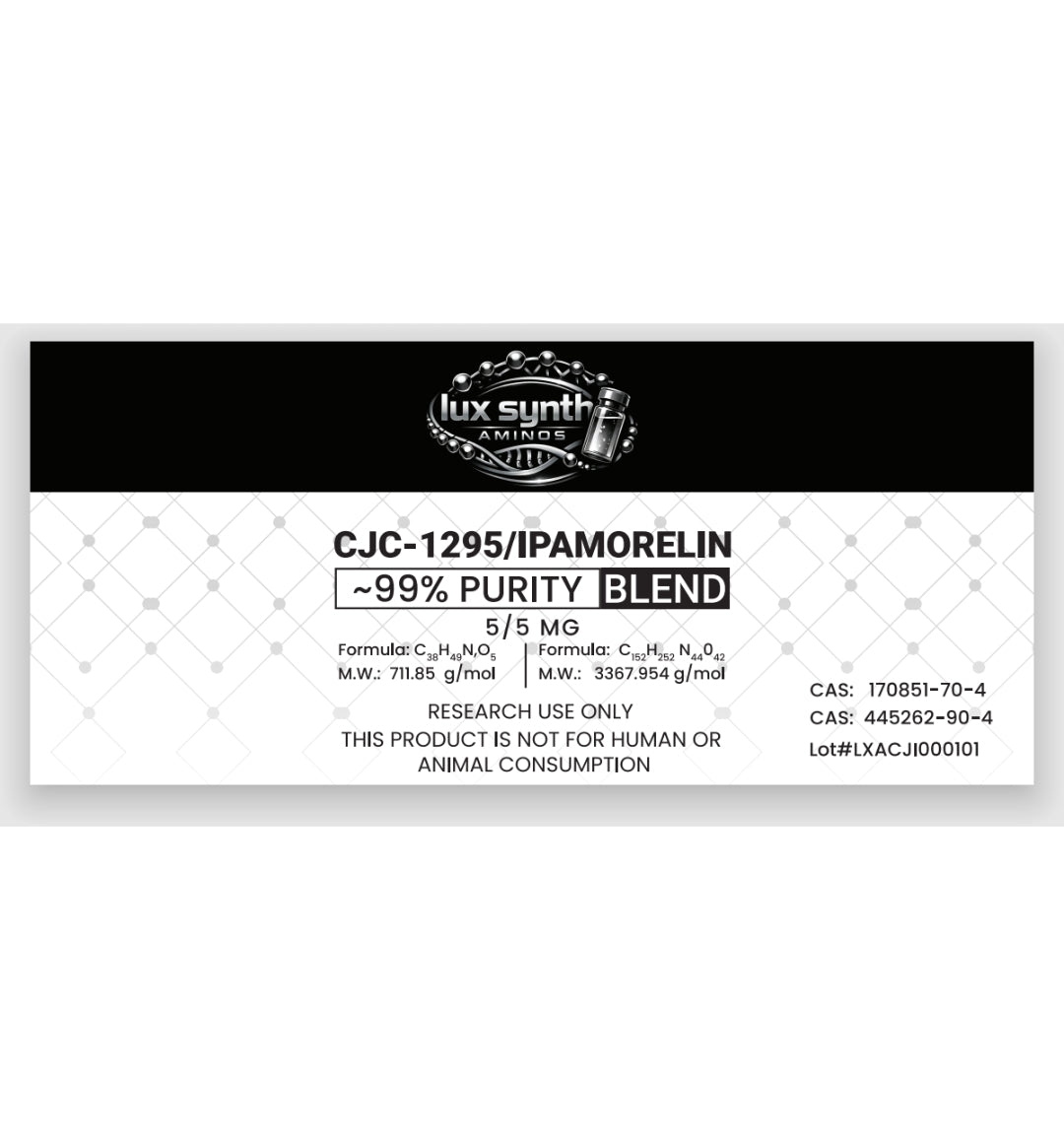 Cjc-1295-NO DAC/ Ipamorelin blend 5/5mg